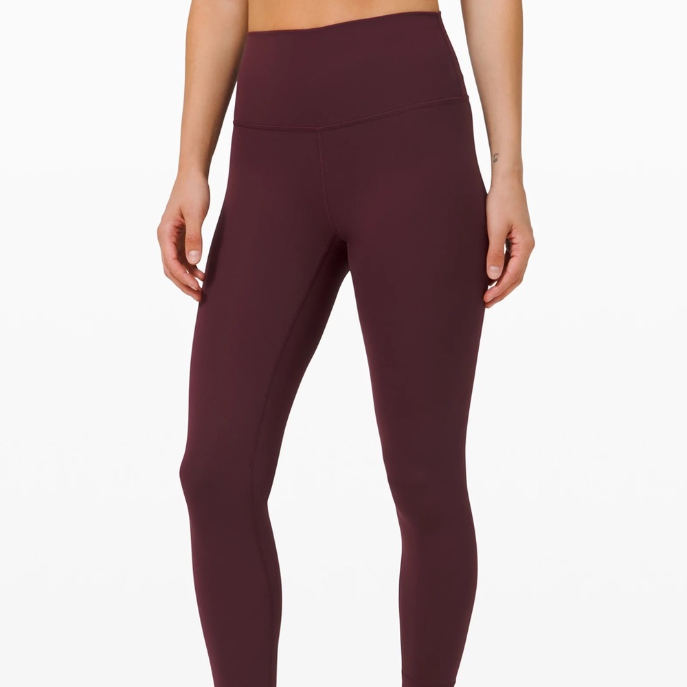 Wunder Under High-rise Tights 25" In Cassis